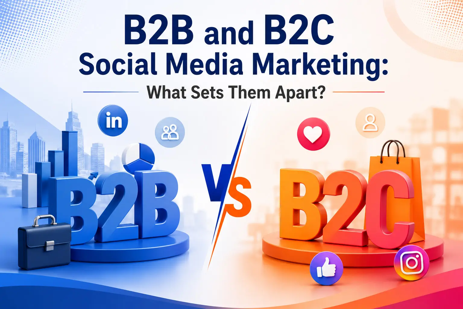 B2B and B2C Social Media Marketing